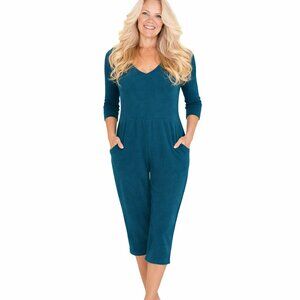 Bamboo Jumpsuit | Peacock | Gilmour